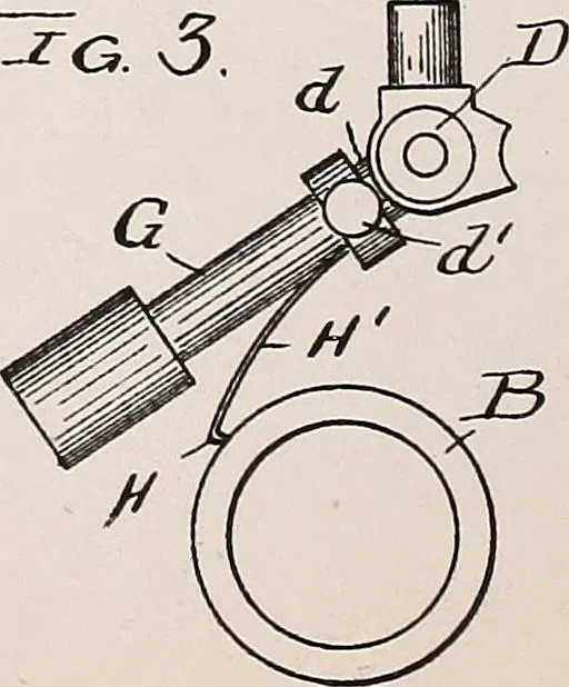 An illustration from [Graphophone patents], 1878, leaf 498
