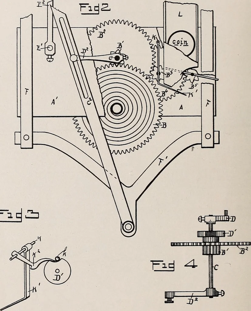 An illustration from [Graphophone patents], 1878, leaf 524