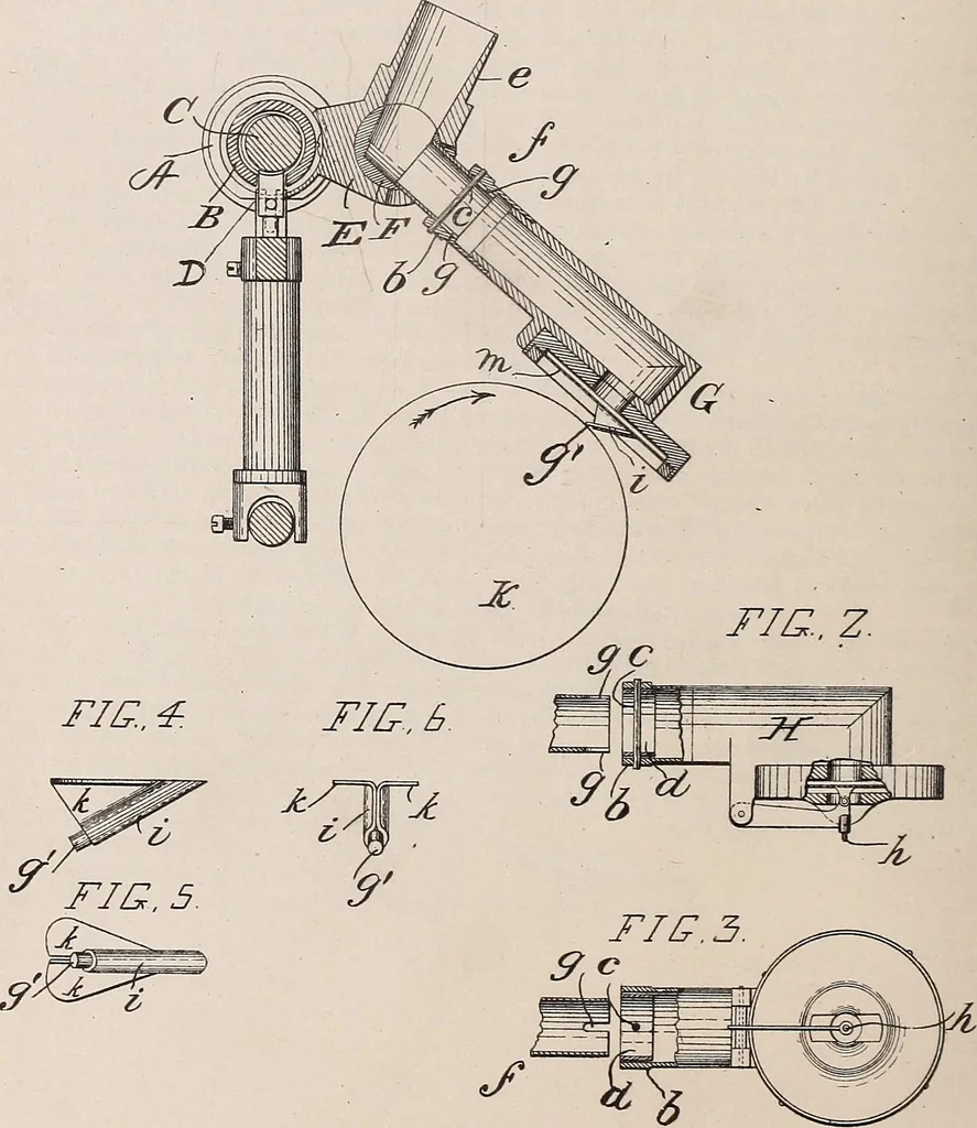 An illustration from [Graphophone patents], 1878, leaf 534