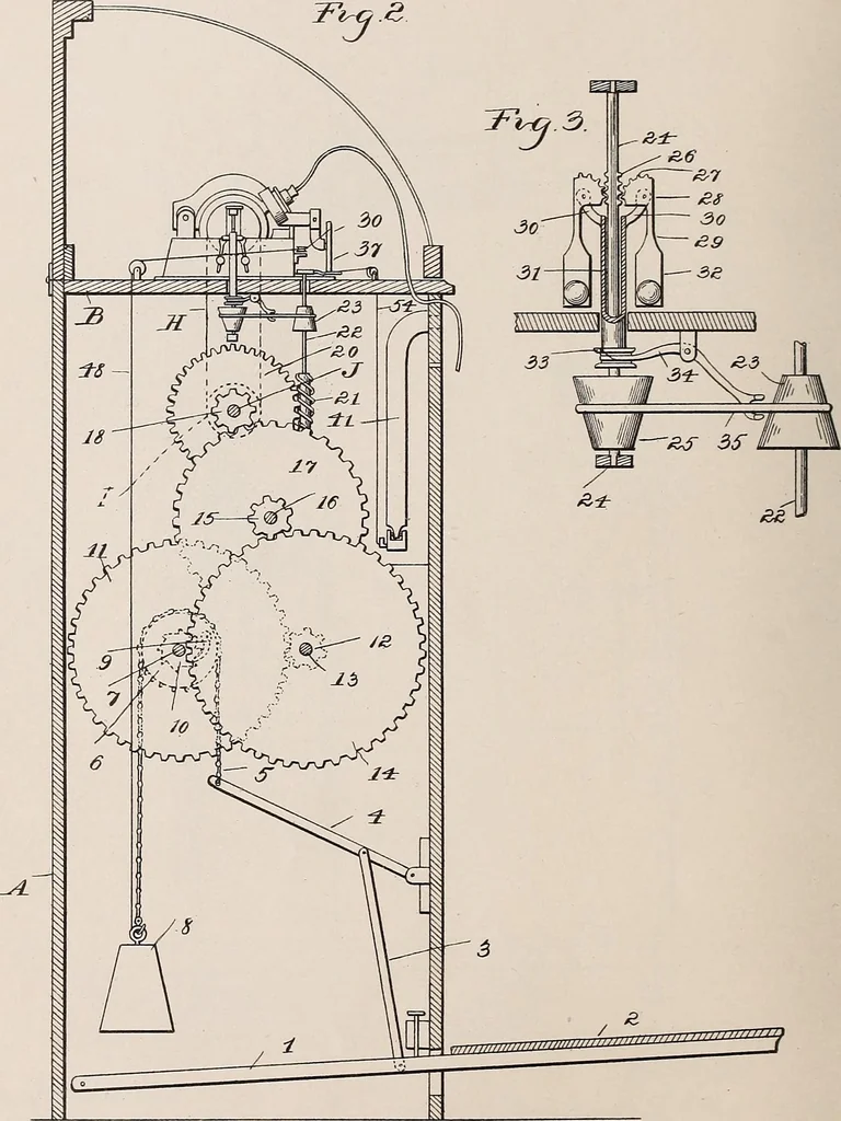An illustration from [Graphophone patents], 1878, leaf 552