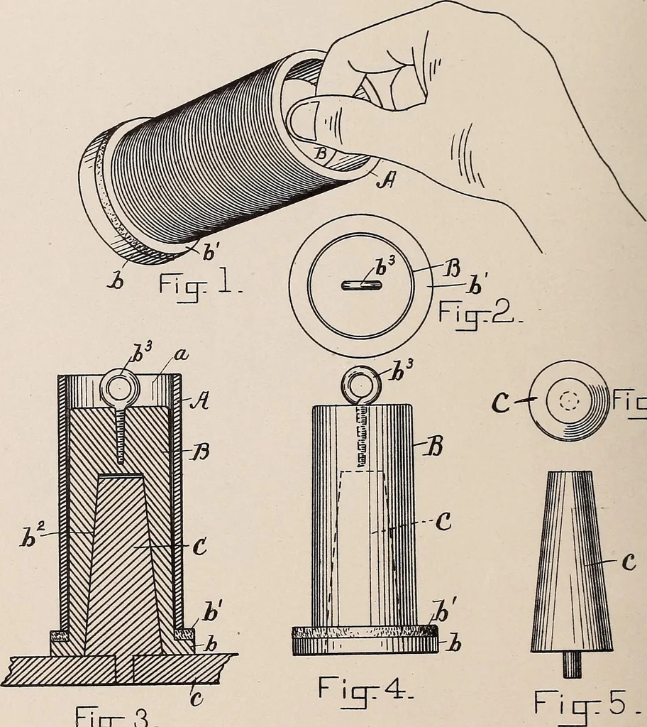An illustration from [Graphophone patents], 1878, leaf 560