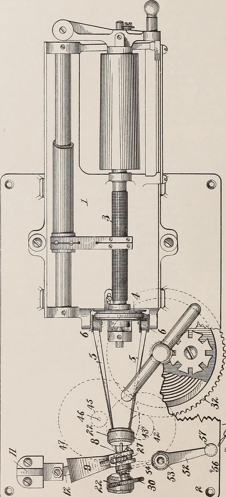 An illustration from [Graphophone patents], 1878, leaf 572