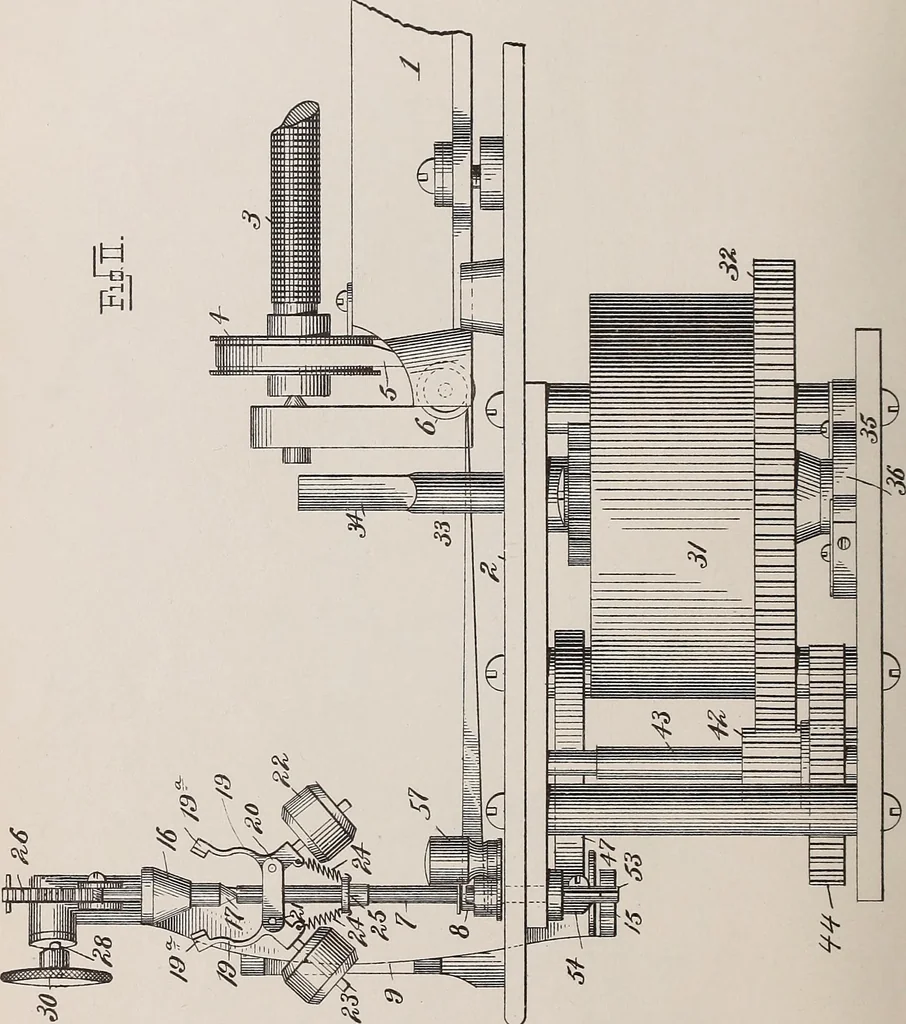 An illustration from [Graphophone patents], 1878, leaf 574