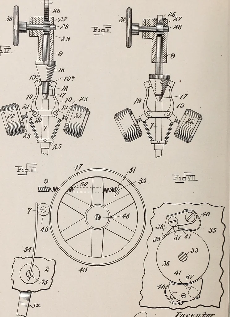 An illustration from [Graphophone patents], 1878, leaf 578