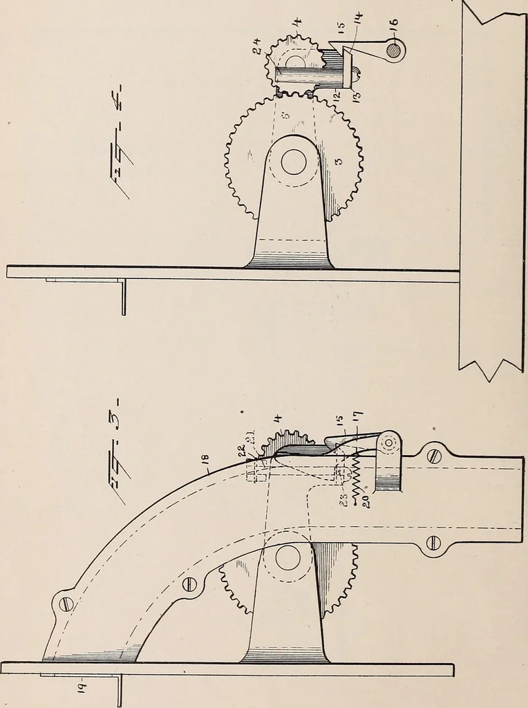 An illustration from [Graphophone patents], 1878, leaf 58