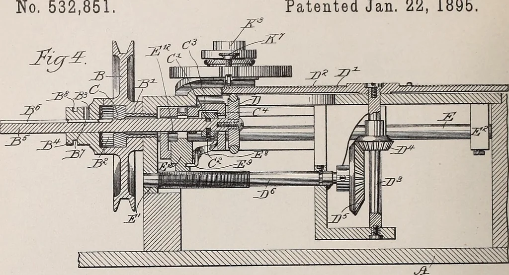 An illustration from [Graphophone patents], 1878, leaf 588