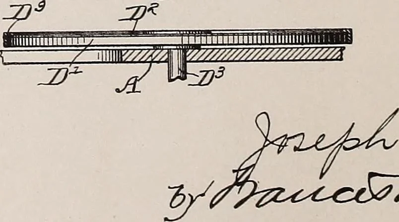 An illustration from [Graphophone patents], 1878, leaf 588