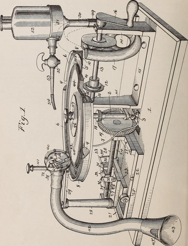 An illustration from [Graphophone patents], 1878, leaf 594