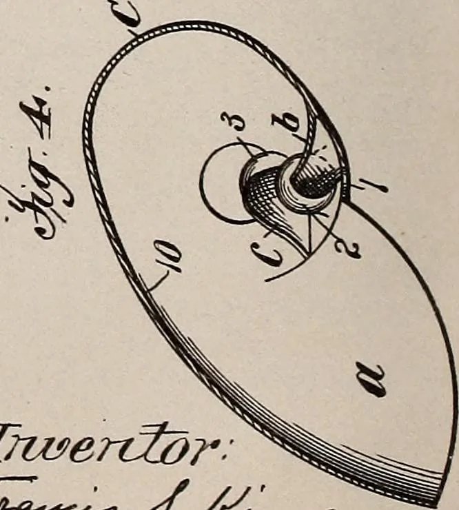 An illustration from [Graphophone patents], 1878, leaf 618