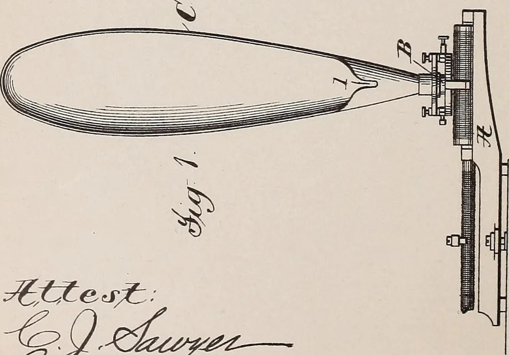 An illustration from [Graphophone patents], 1878, leaf 624
