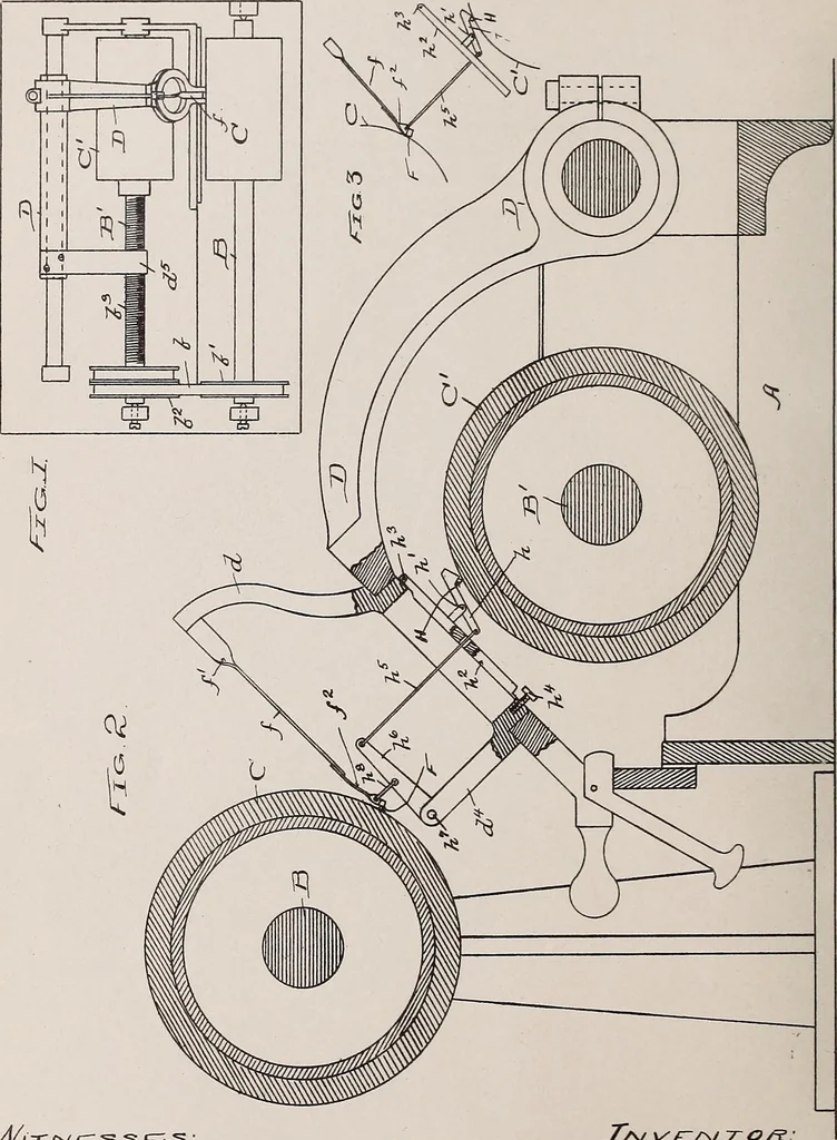 An illustration from [Graphophone patents], 1878, leaf 628
