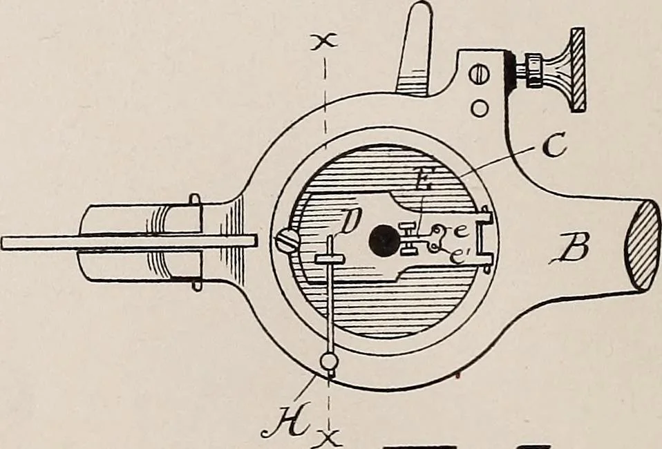 An illustration from [Graphophone patents], 1878, leaf 640