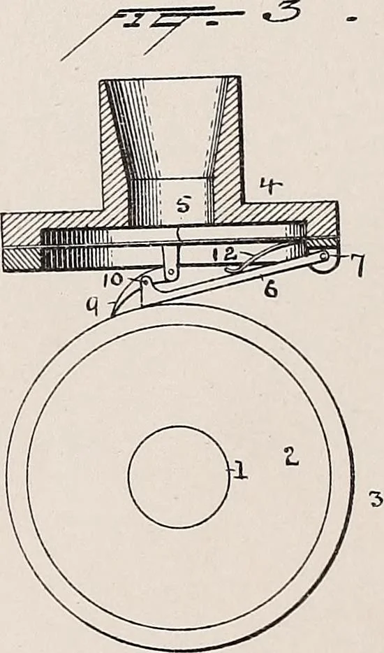 An illustration from [Graphophone patents], 1878, leaf 644