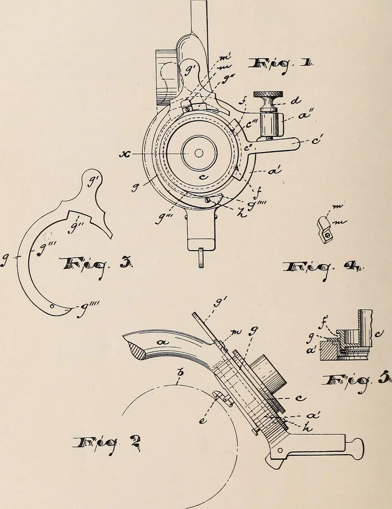 An illustration from [Graphophone patents], 1878, leaf 708