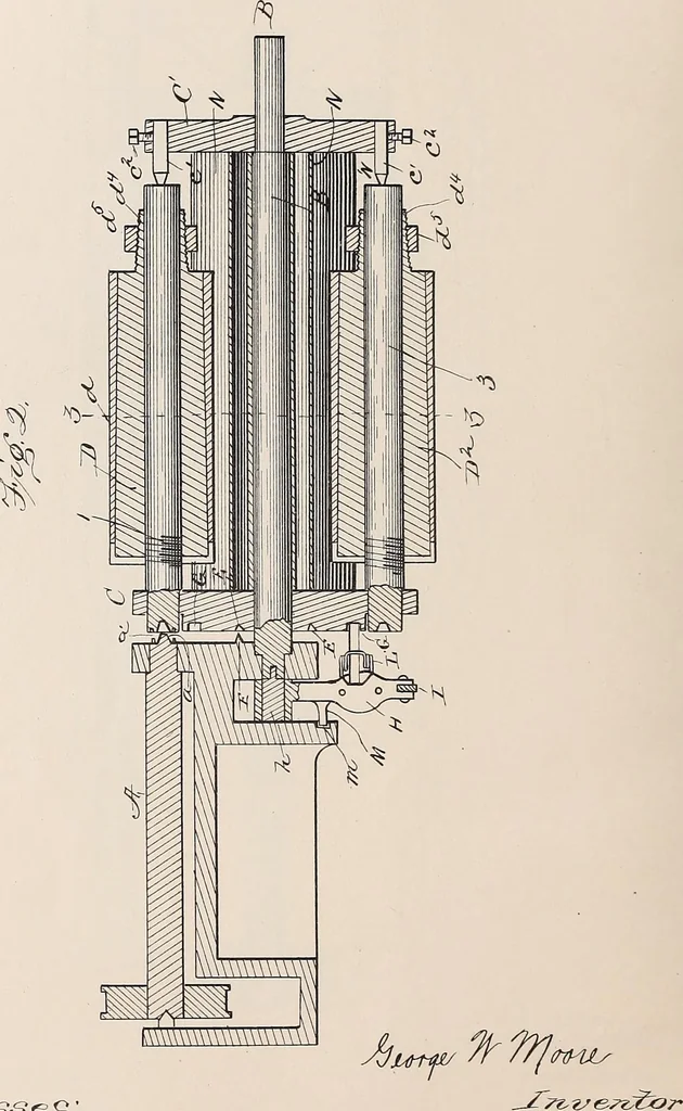 An illustration from [Graphophone patents], 1878, leaf 714