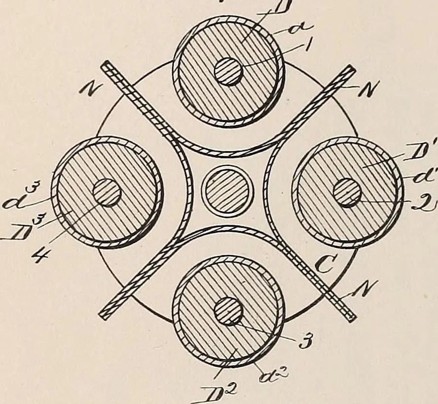 An illustration from [Graphophone patents], 1878, leaf 716