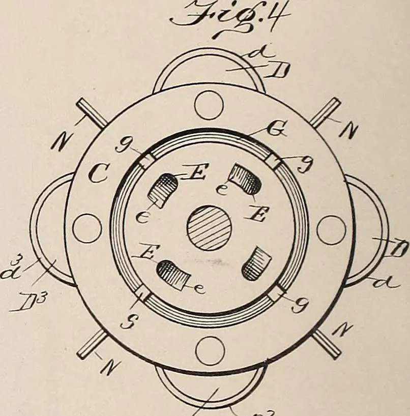 An illustration from [Graphophone patents], 1878, leaf 716