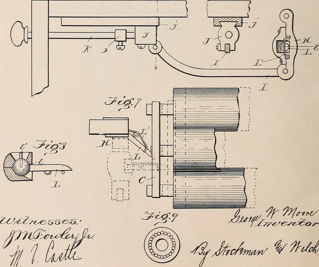 An illustration from [Graphophone patents], 1878, leaf 716