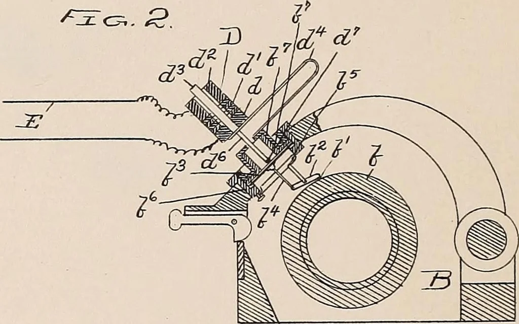 An illustration from [Graphophone patents], 1878, leaf 742