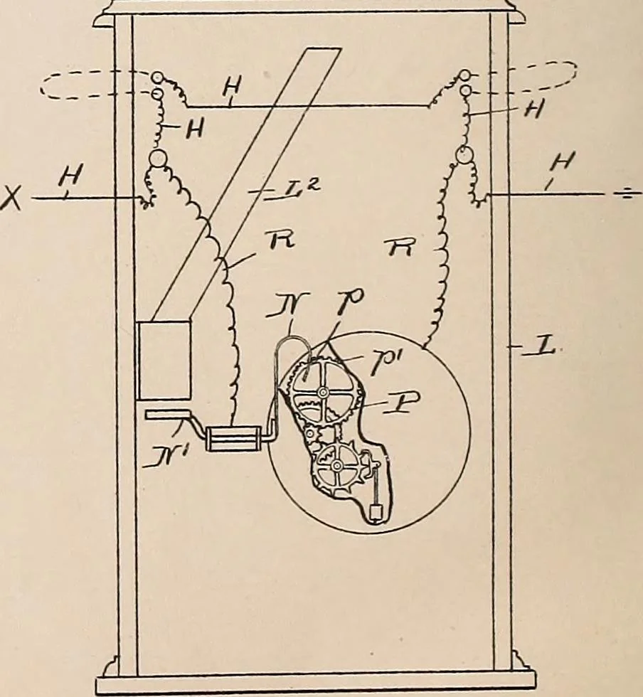 An illustration from [Graphophone patents], 1878, leaf 742