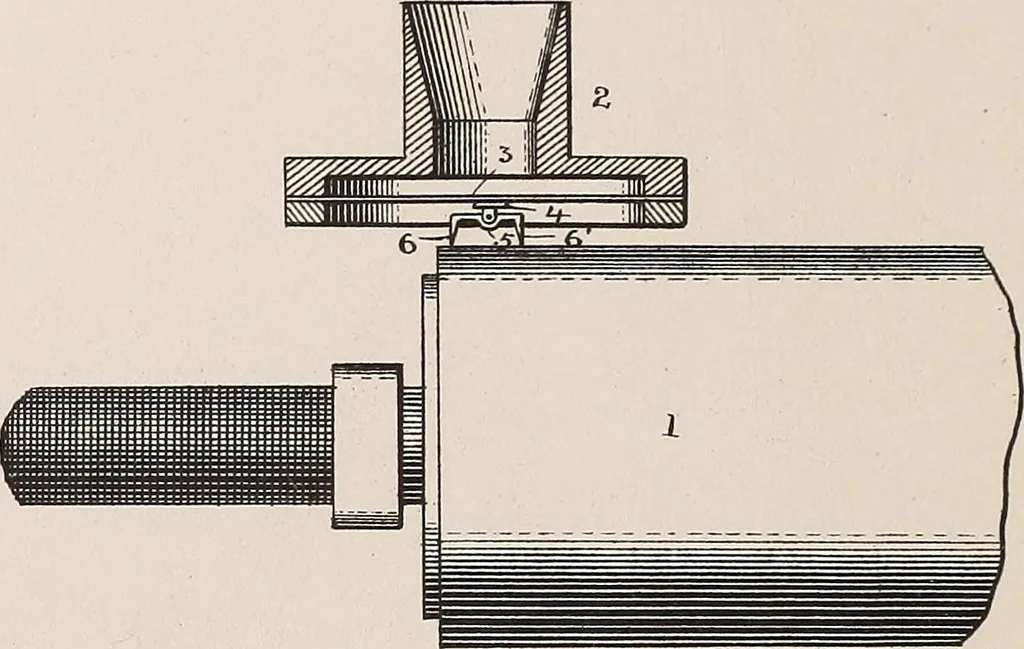 An illustration from [Graphophone patents], 1878, leaf 748