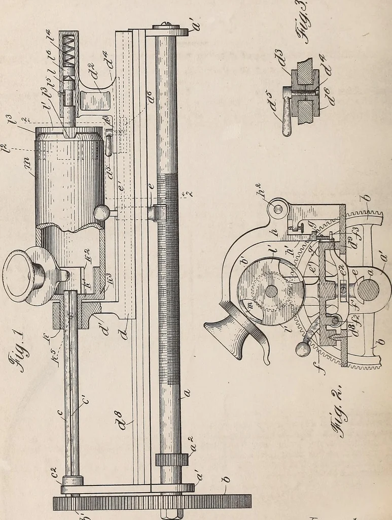 An illustration from [Graphophone patents], 1878, leaf 752