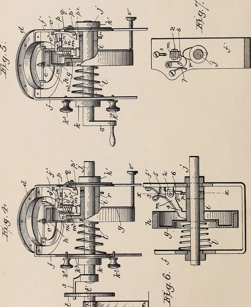 An illustration from [Graphophone patents], 1878, leaf 82