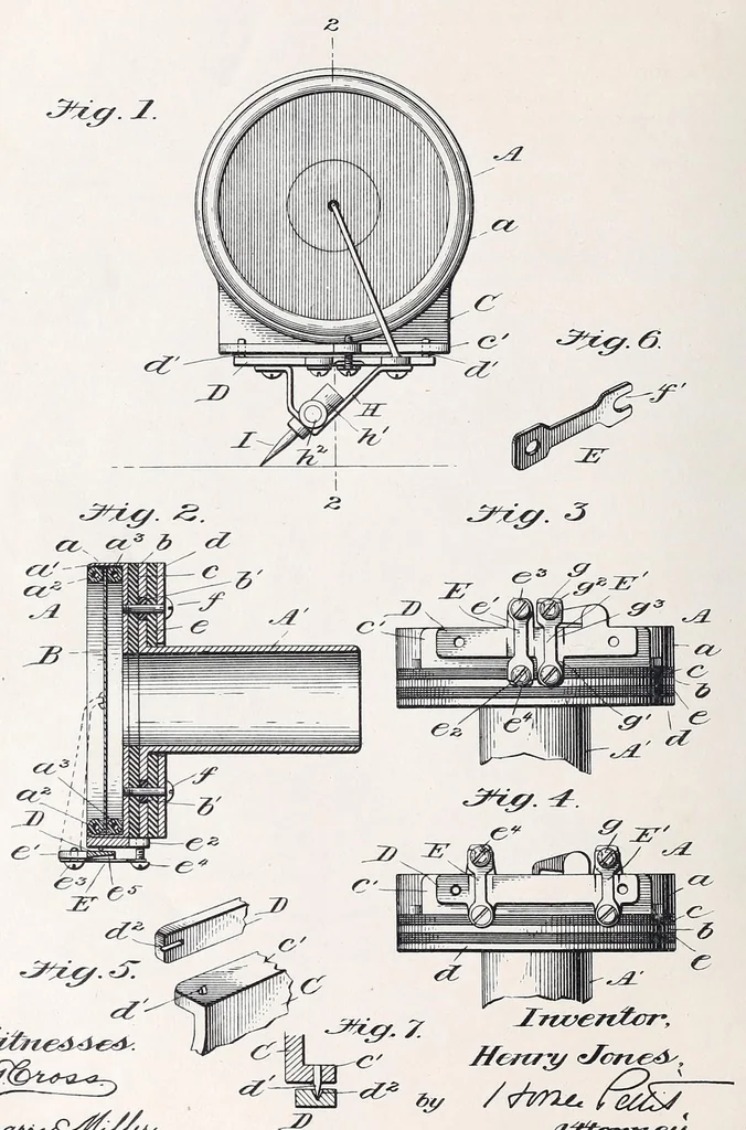 An illustration from [Graphophone patents], 1878, leaf 290