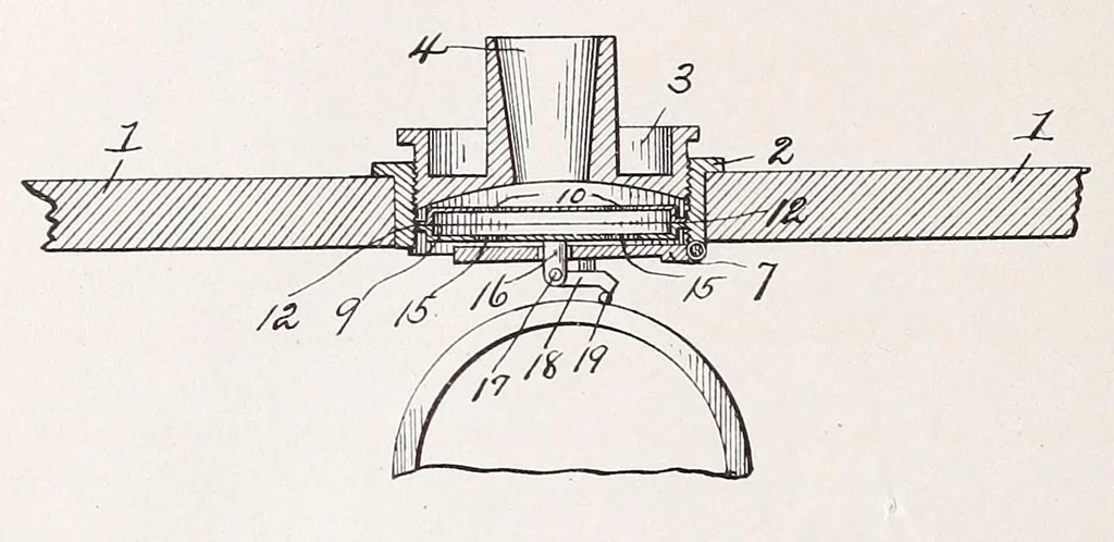 An illustration from [Graphophone patents], 1878, leaf 378