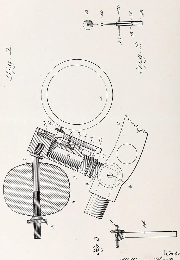 An illustration from [Graphophone patents], 1878, leaf 500