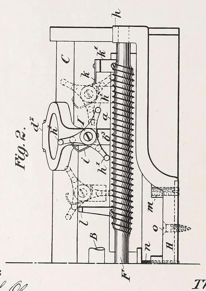 An illustration from [Graphophone patents], 1878, leaf 52