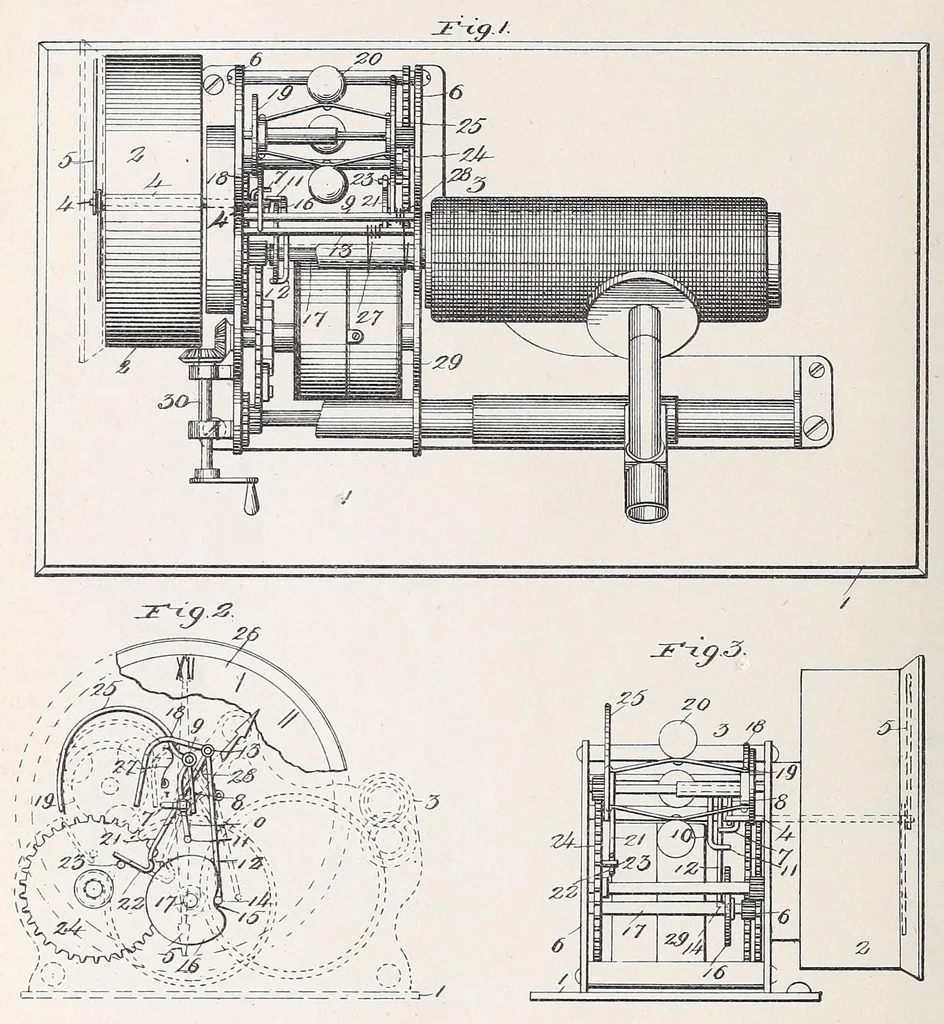 An illustration from [Graphophone patents], 1878, leaf 706