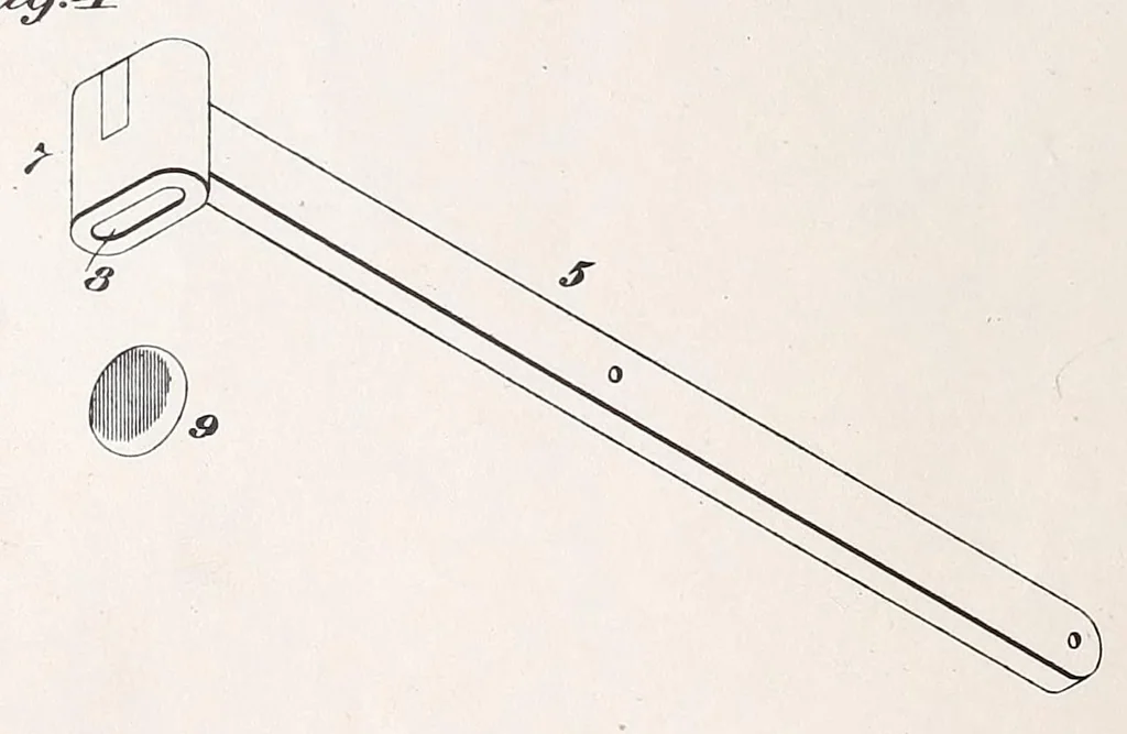 An illustration from [Graphophone patents], 1878, leaf 14