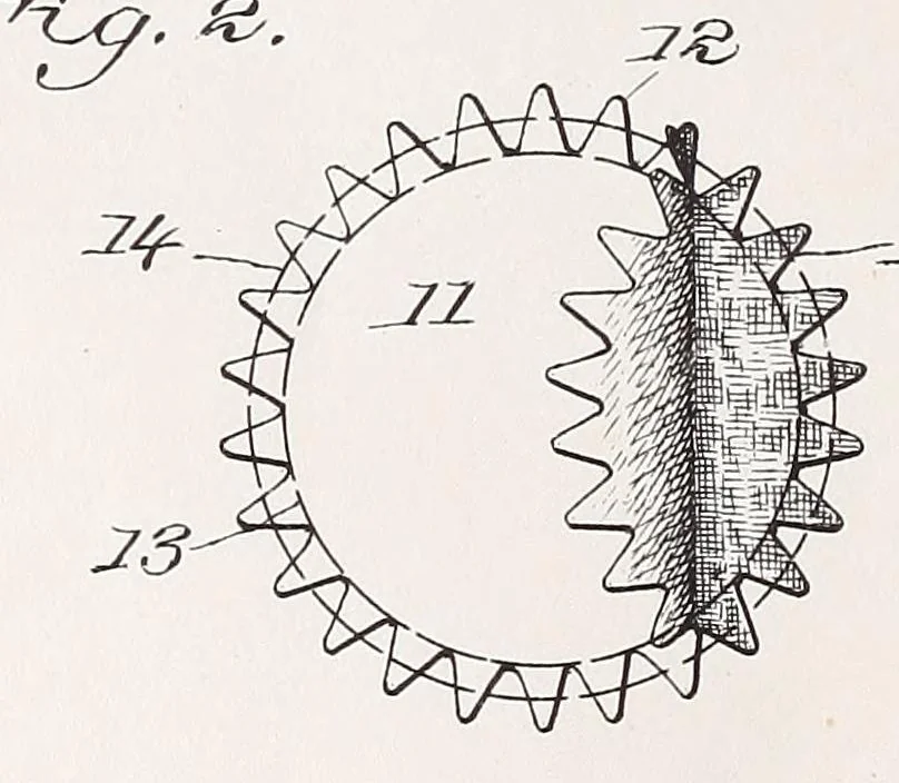 An illustration from [Graphophone patents], 1878, leaf 260