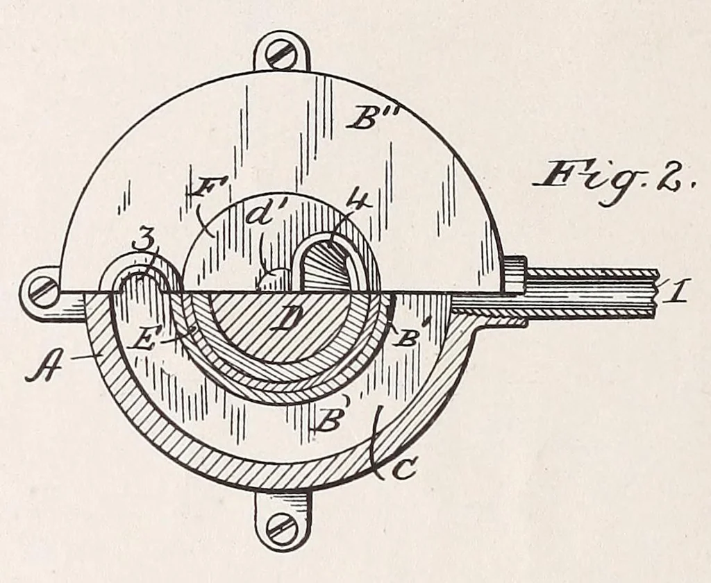 An illustration from [Graphophone patents], 1878, leaf 578
