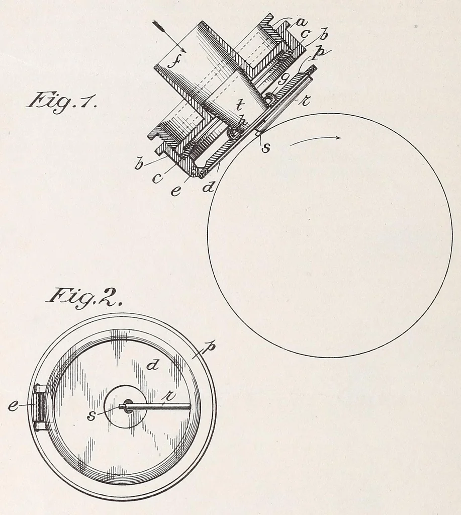 An illustration from [Graphophone patents], 1878, leaf 624