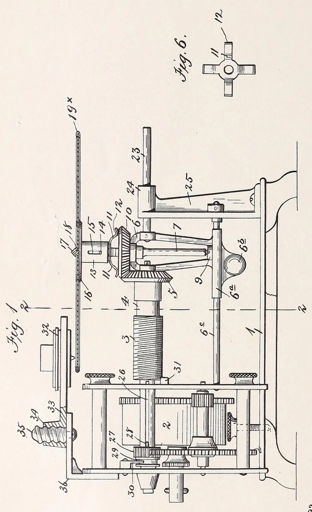 An illustration from [Graphophone patents], 1878, leaf 676