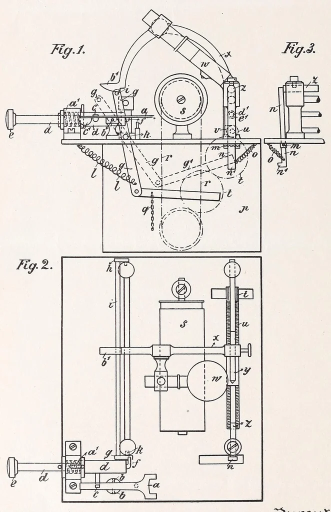An illustration from [Graphophone patents], 1878, leaf 810