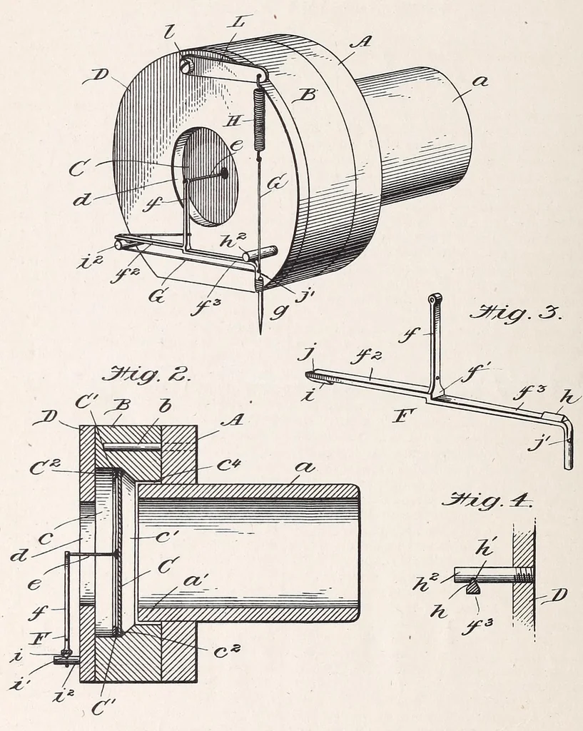 An illustration from [Graphophone patents], 1878, leaf 902