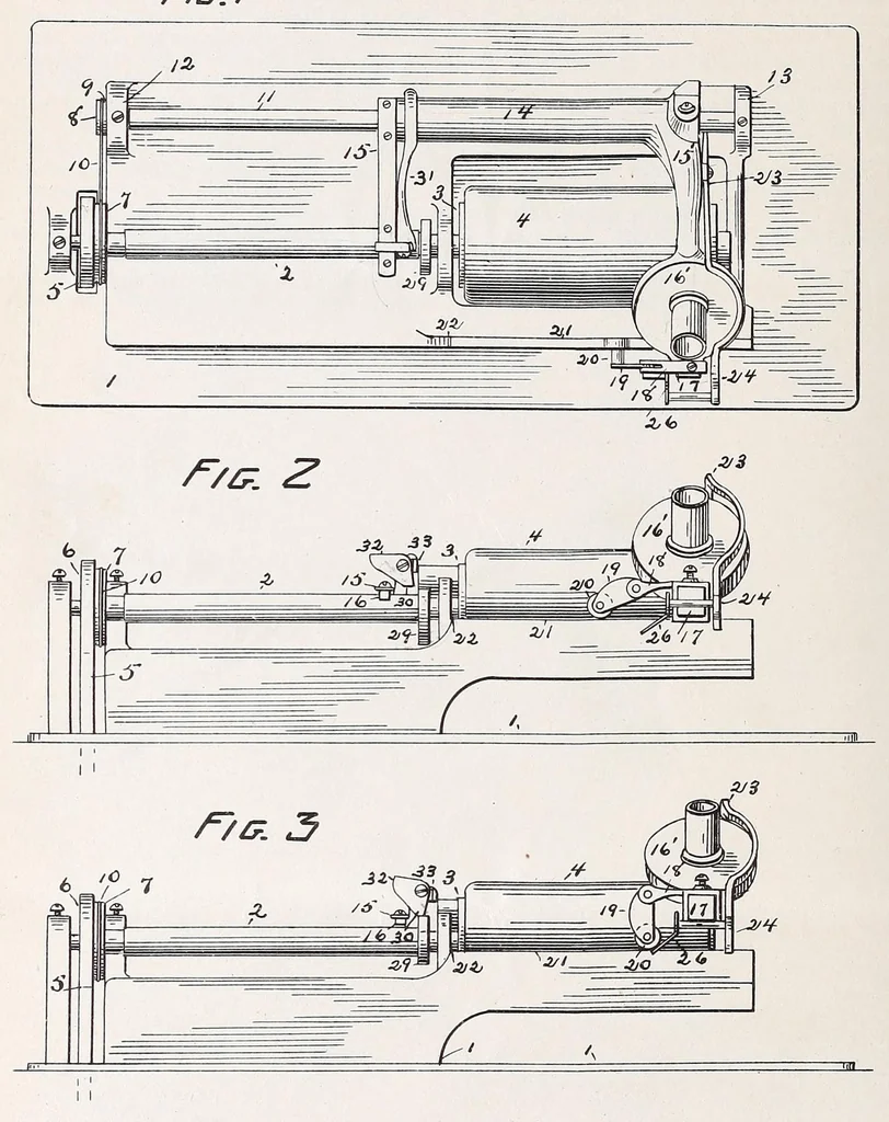 An illustration from [Graphophone patents], 1878, leaf 400