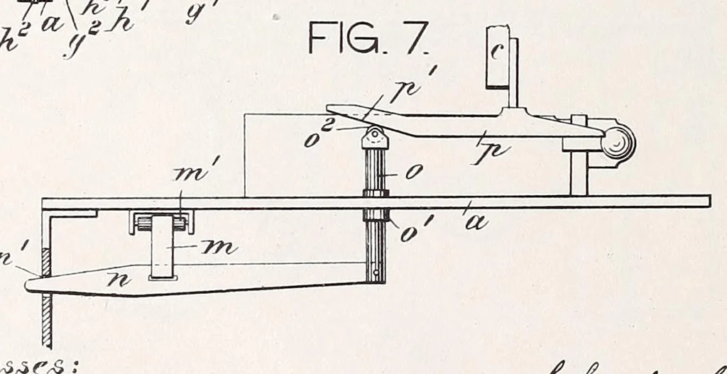 An illustration from [Graphophone patents], 1878, leaf 488