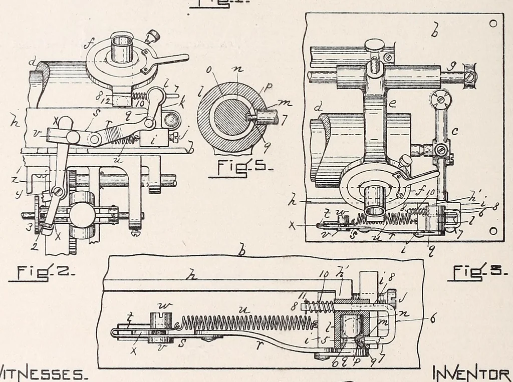 An illustration from [Graphophone patents], 1878, leaf 838