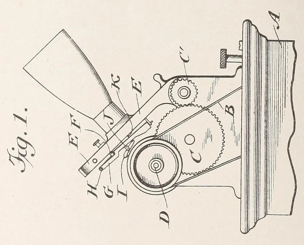 An illustration from [Graphophone patents], 1878, leaf 944