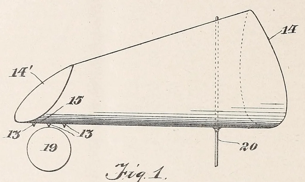 An illustration from [Graphophone patents], 1878, leaf 988