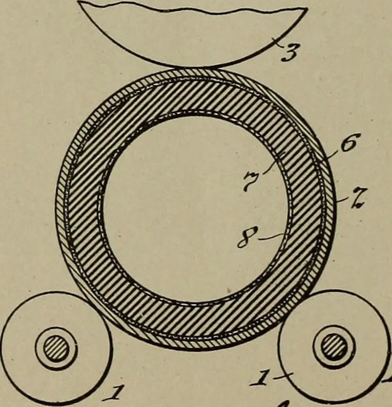 An illustration from [Graphophone patents], 1878, leaf 1001