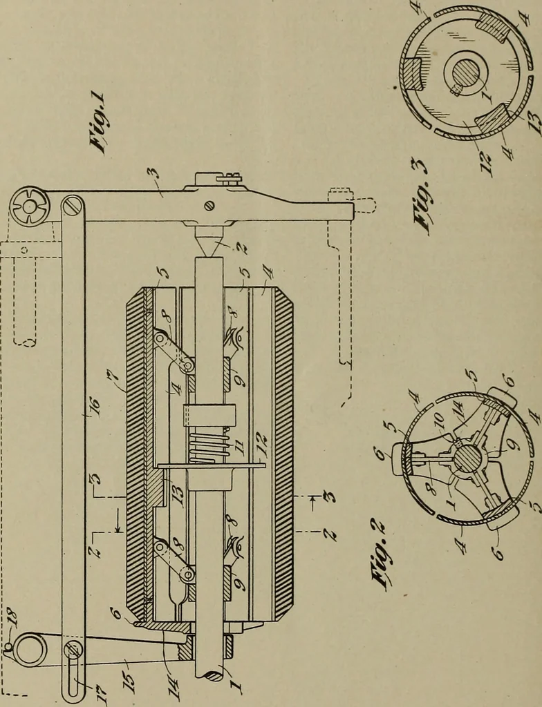 An illustration from [Graphophone patents], 1878, leaf 1009