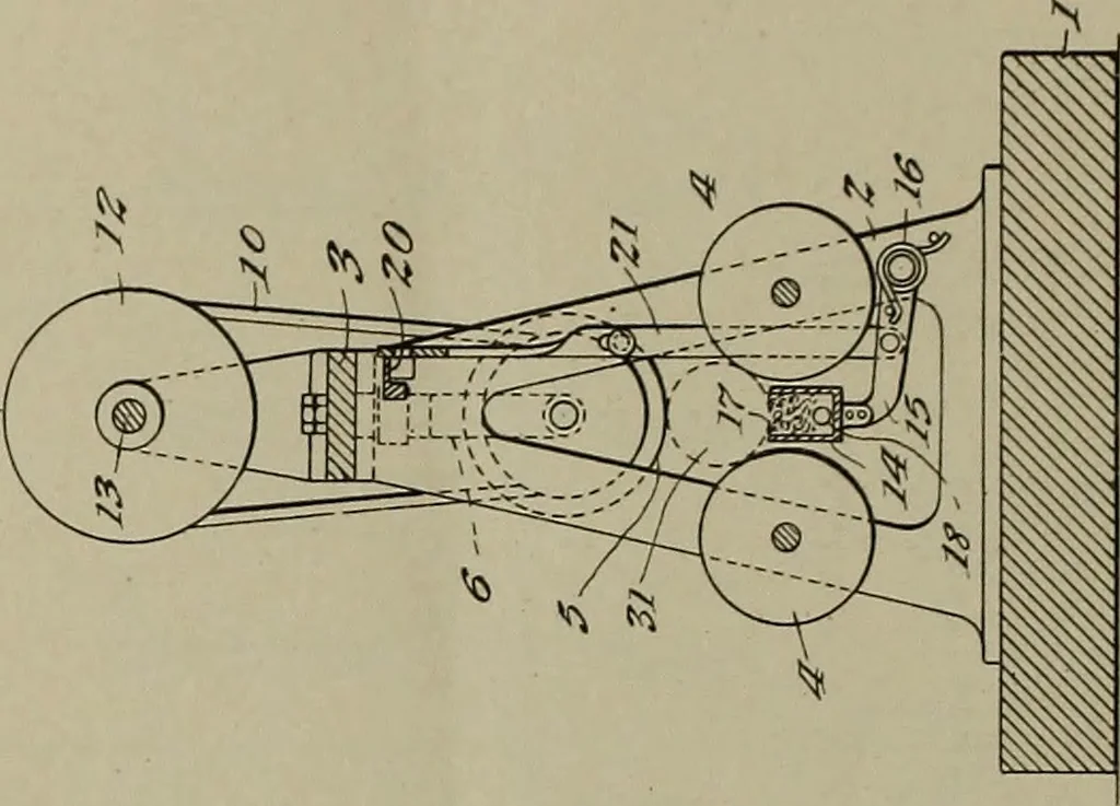 An illustration from [Graphophone patents], 1878, leaf 1015