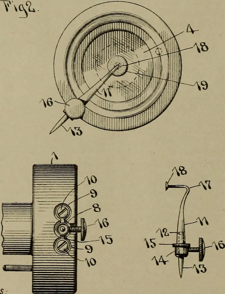 An illustration from [Graphophone patents], 1878, leaf 1041