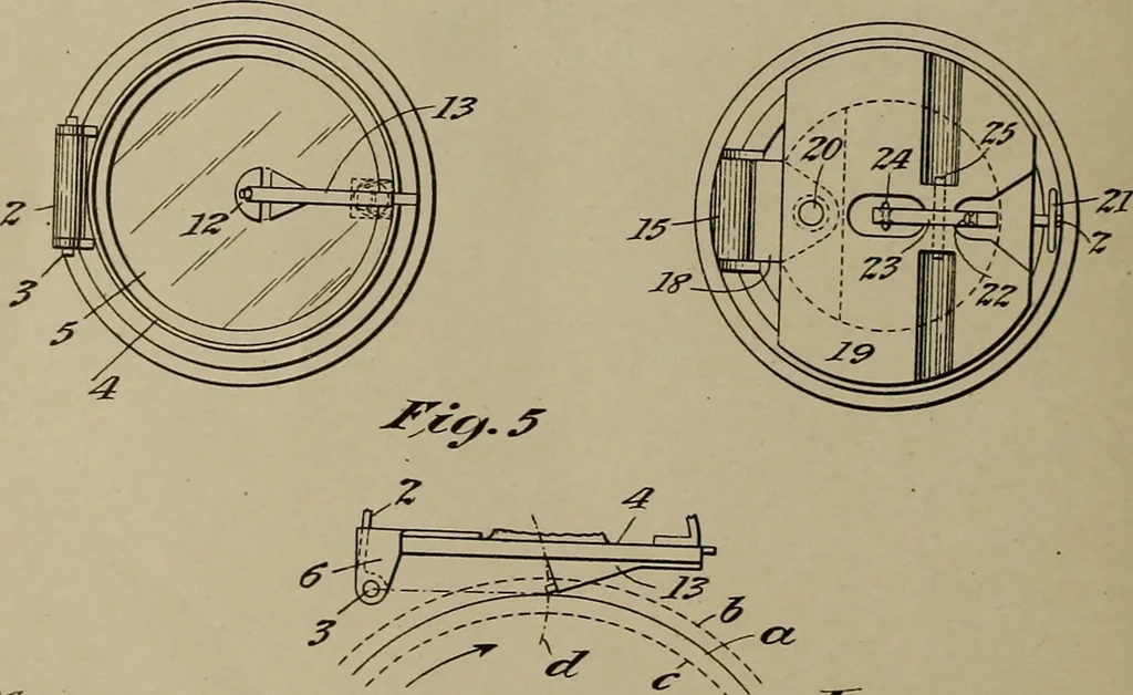 An illustration from [Graphophone patents], 1878, leaf 1053