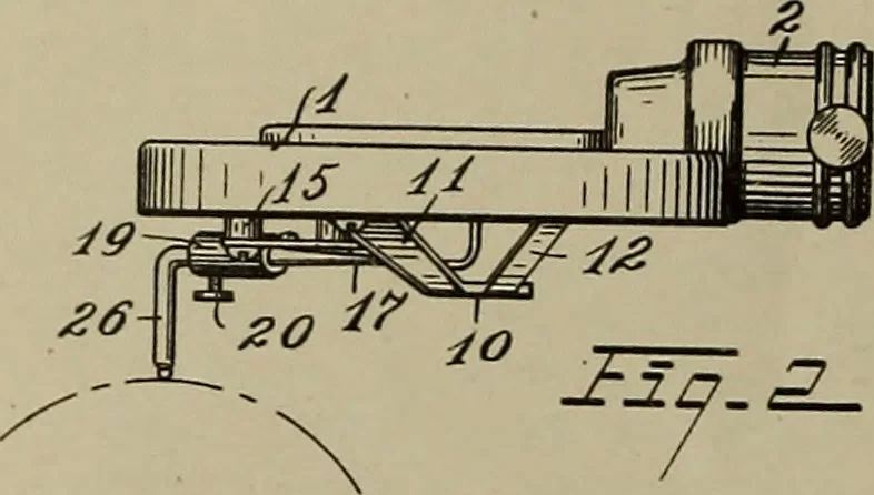 An illustration from [Graphophone patents], 1878, leaf 1057